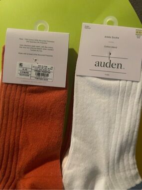 Auden Women’s Ankle Socks Bundle – 6 Pairs Total (2 Packs of 3)